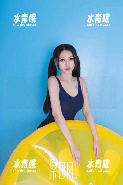 GIRLT果团网-little贝壳喵 GIRLT果团网 - 全套泳装加little贝壳喵,图集里满满是夏日的清爽与‘喵’喵叫!