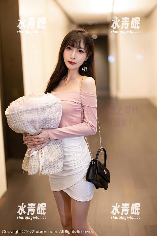Xiuren秀人网-桃色奶酪 Xiuren秀人网 - 当桃色奶酪遇上婚纱:私拍原图前,先喝口水,消消火!