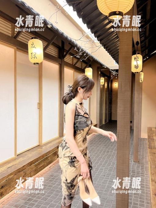 微密圈 - 旗袍写真集里的周妍希，随便一瞥，内购资源竟然如此美好
