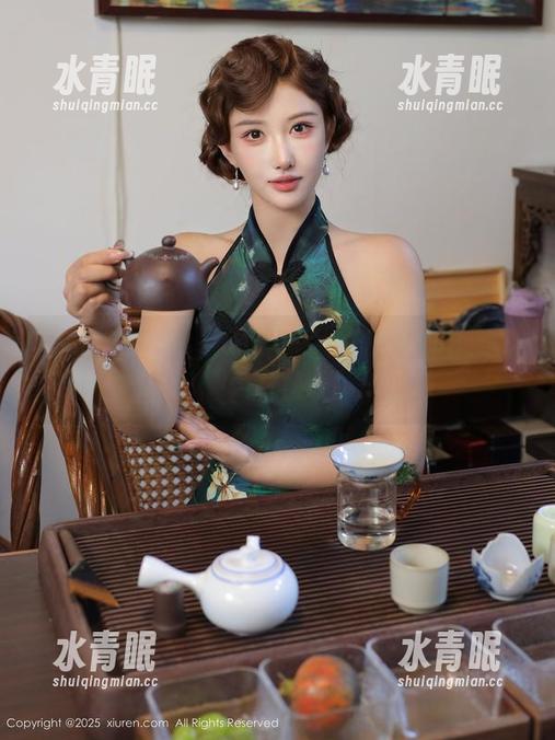 秀人网-大琪琪Emily 秀人网 - 高清图集特供:大琪琪Emily和少女们的“梦游仙境”绣球花。